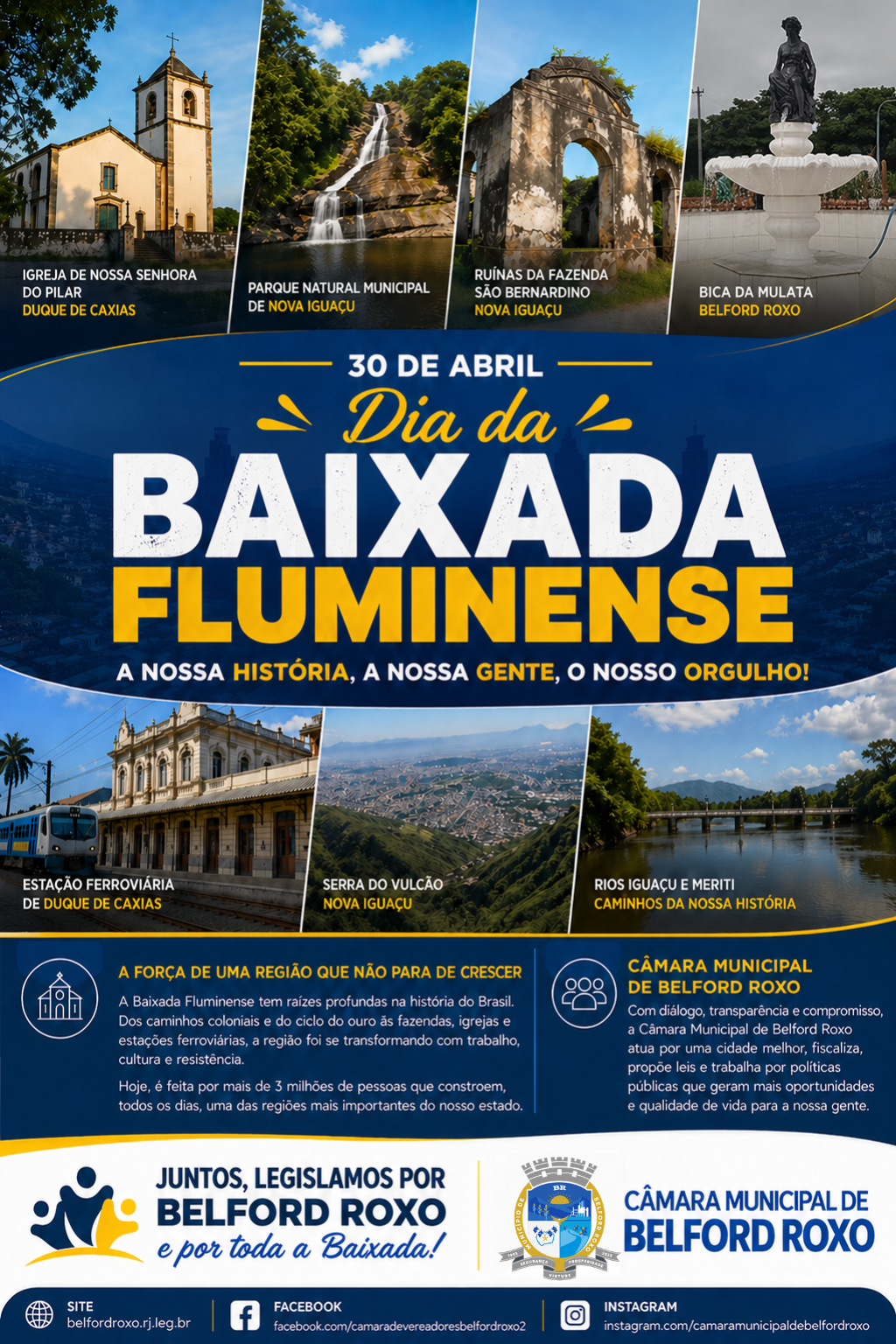 Banner Especial CMBR Dia da Baixada Fluminense